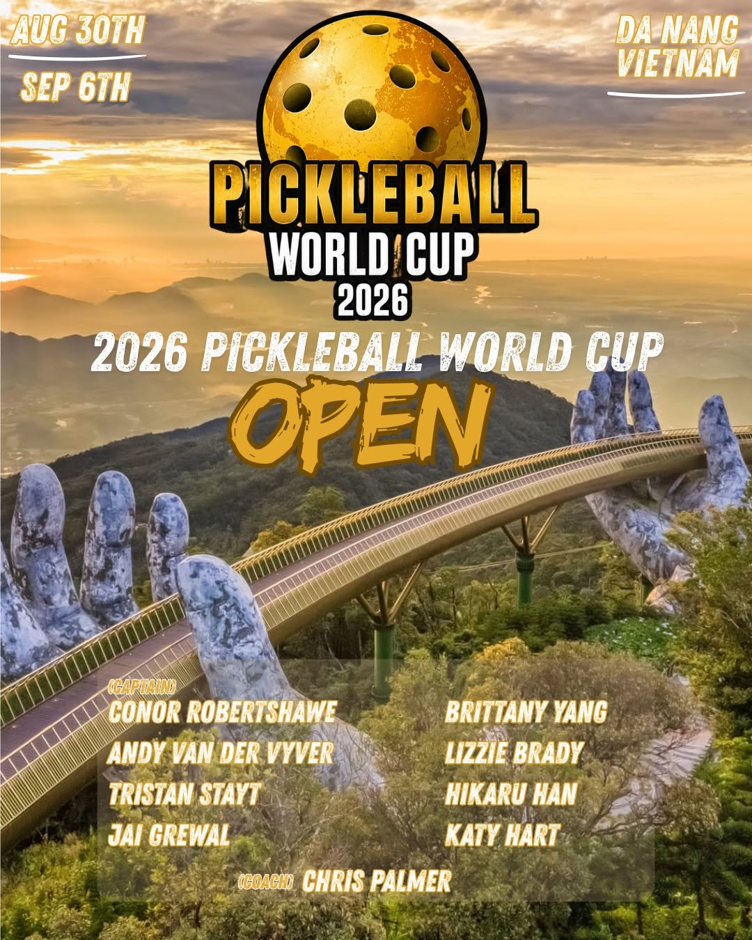 Tropical Battles: The 2026 Pickleball World Cup in Da Nang