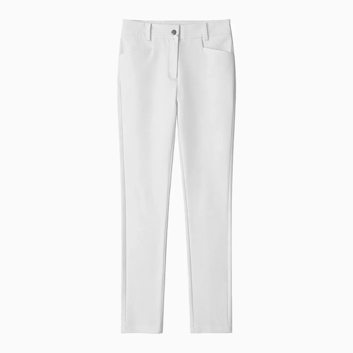 White pants on a white background
